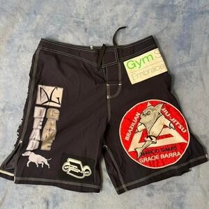 Marcio Simas Gracie Barra black shorts Size 32